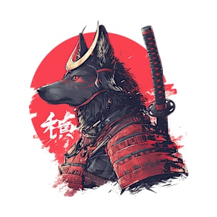 samurai wolf T-Shirt