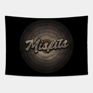 RETRO BLACK WHITE - Misfits Tapestry