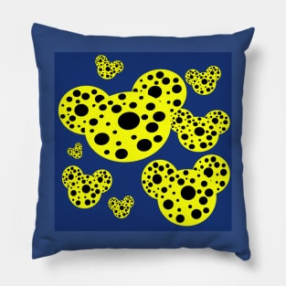 japanese polka dot pop art design pattern Pillow