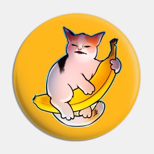 Banana Cat Pin