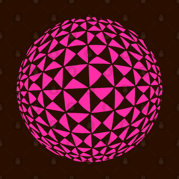 Glitch Ball Pink by katmargoli