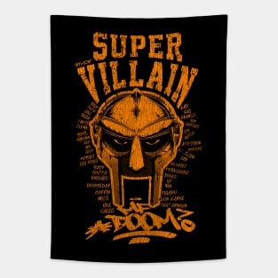 Villain MF Doom Orange Tapestry