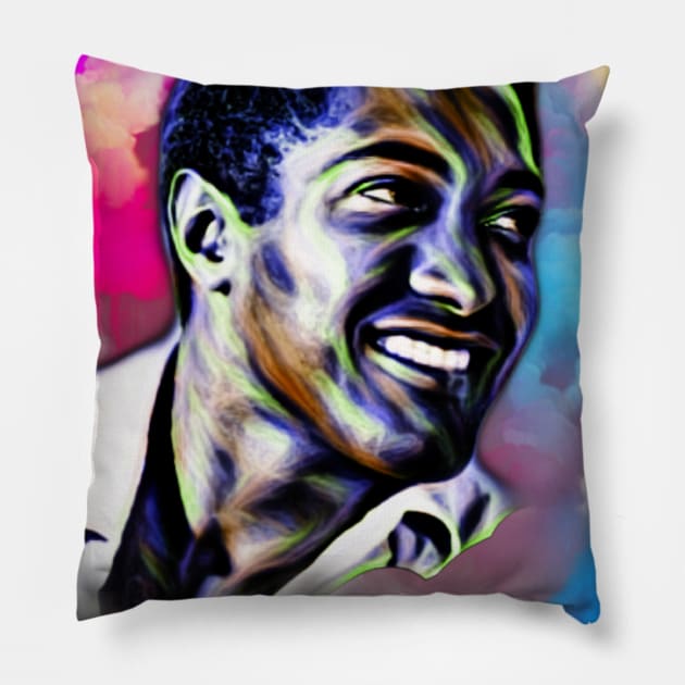 Kings Never Die : Sam Cooke Pillow by Esoteric Fresh 