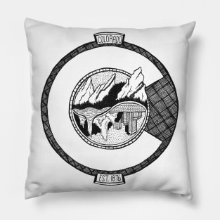 Colorado Badge Pillow