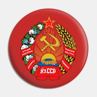 Uzbek SSR Pin