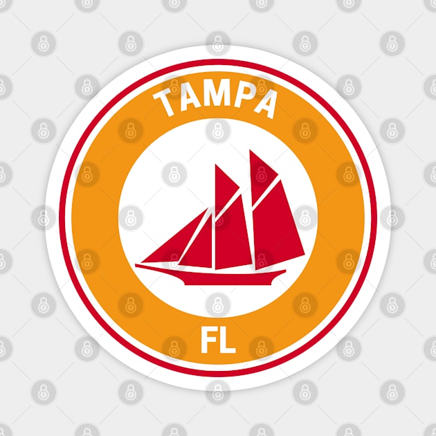 Vintage Tampa Florida Magnet by fearcity