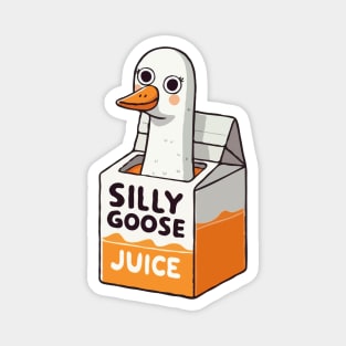 Silly Goose Orange Juice Magnet