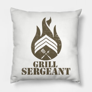 GRILL SERGEANT (BROWN) Pillow