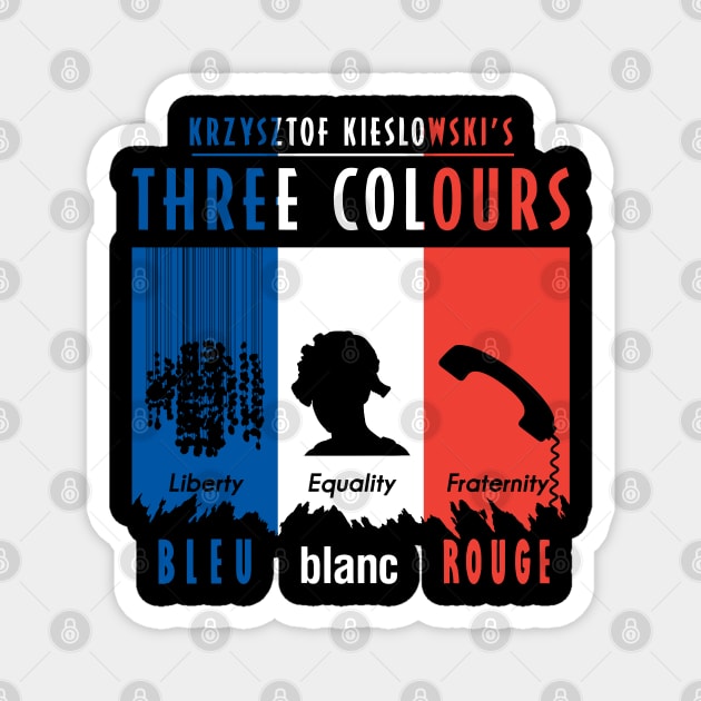 Three Colours Trilogy Magnet by Grayson888