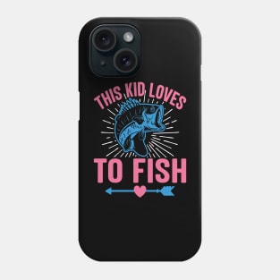 This Kid Loves To Fish Phone Case