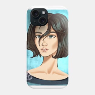 Cute anime japanese girl Phone Case