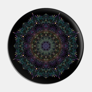 Jeweled Mandala Pin