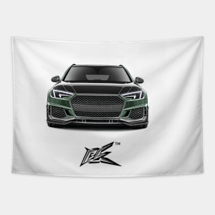 audi rs4 green Tapestry