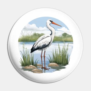 Stork Pin