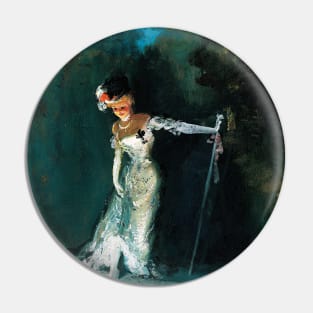 High Resolution Everett Shinn Painting Revue 1908 Pin