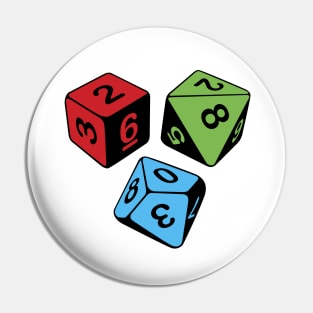 Dice trio Pin