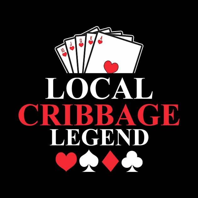 Local Cribbage Legend Card Player by ChrisselDesigns