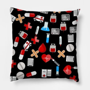 Nurse pattern Pillow