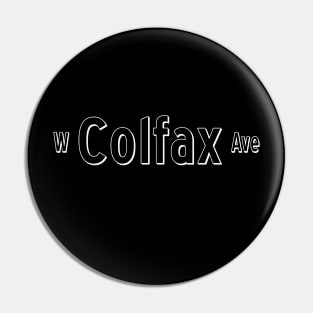 West Colfax Avenue - White - Denver, Colorado Pin