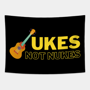 Ukes Not Nukes Tapestry