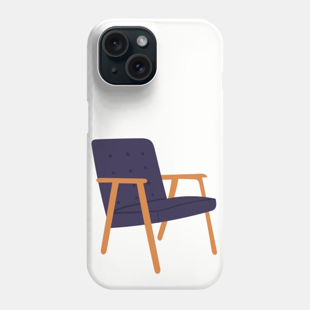 Mid Century Retro Eames Chair Design Phone Case by Brunch Club