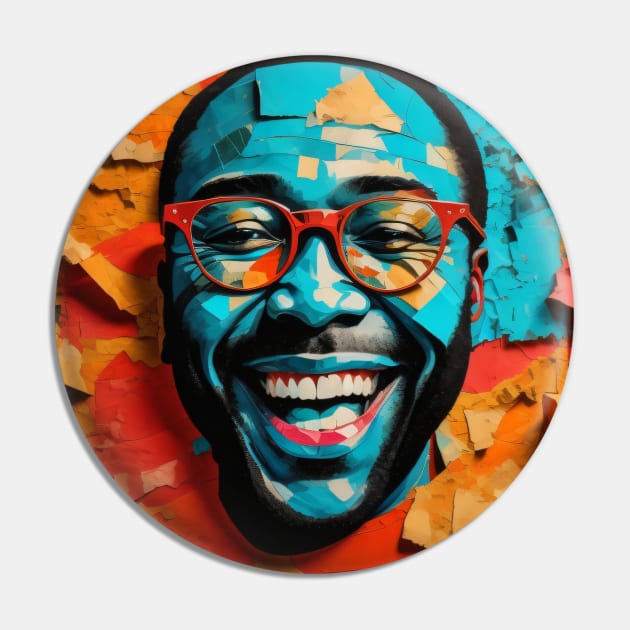 Curtis Mayfield // Paper Art Pin by Otmr Draws