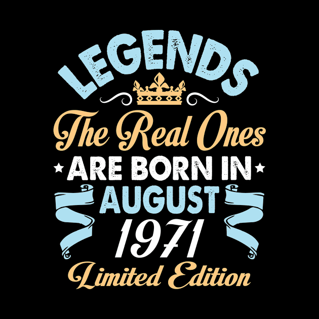 Legends The Real Ones Are Born In August 1961 Happy Birthday 59 Years Old Limited Edition by bakhanh123