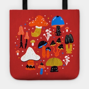 Cute autumn mushrooms Tote