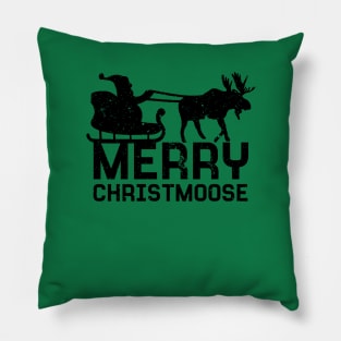 Merry Christmoose Funny Moose Shirt Christmas Pajama for Moose Lovers Pillow