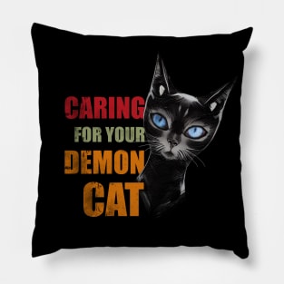 Caring for your demon cat Pillow