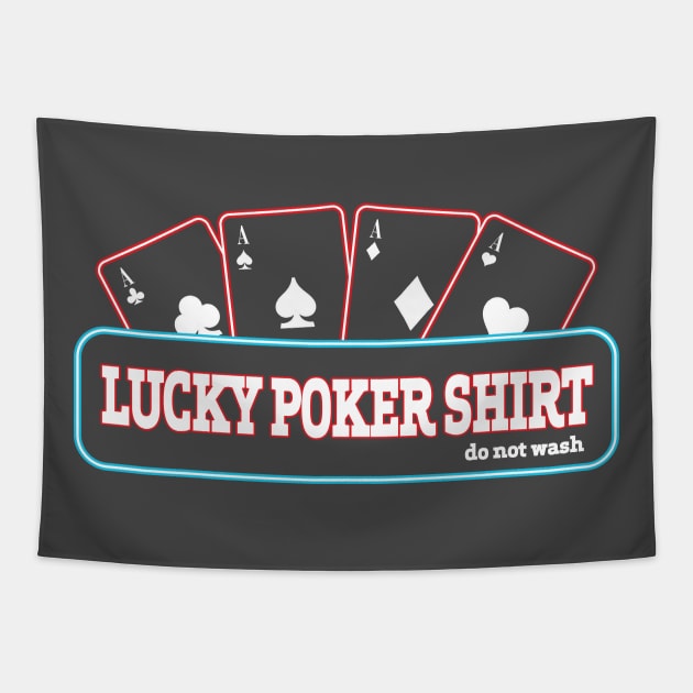 Lucky Poker Tee Tshirt Tapestry by teespot123