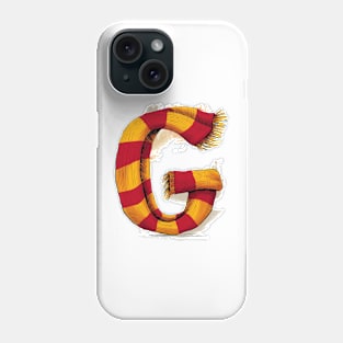 Striped Scarf shaped like the letter G - Fantasy Phone Case