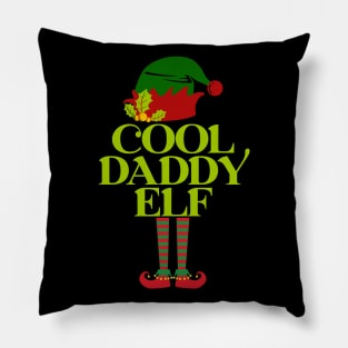 Cool Daddy Elf - Christmas Gift For Dad Pillow