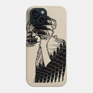 Glitch Girl 3000 - Graphic Design Illustration Phone Case