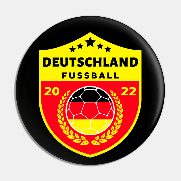 Deutschland Fussball Pin by footballomatic