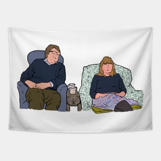 Giles And Mary from Gogglebox Tapestry