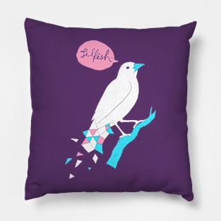 Selfish Bird Pillow