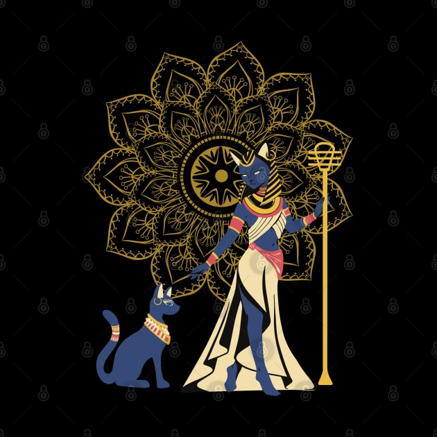 Egyptian Goddess Bastet by Hypnotic Highs