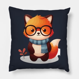 Cute Fox cartoon Pillow