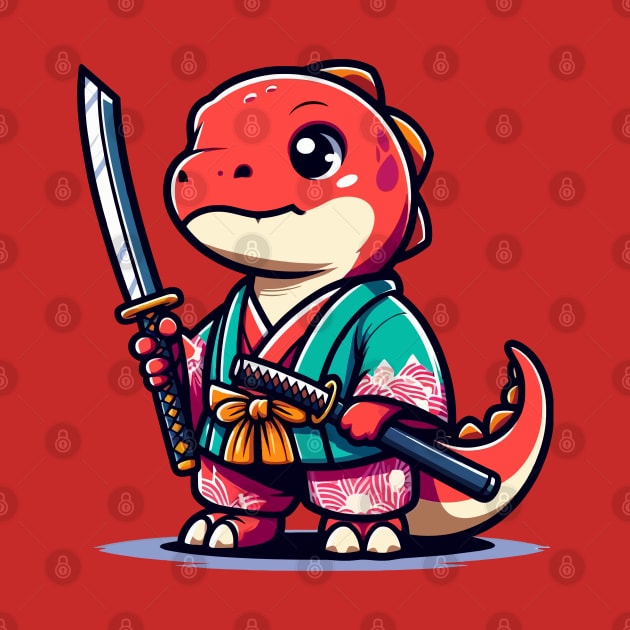 Pretty Samurai Dino by NayaRara