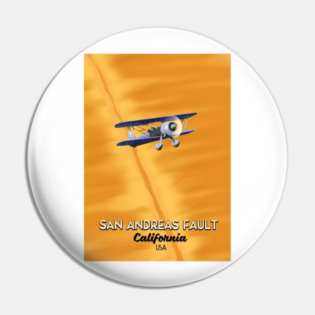 San Andreas Fault travel poster Pin by nickemporium1