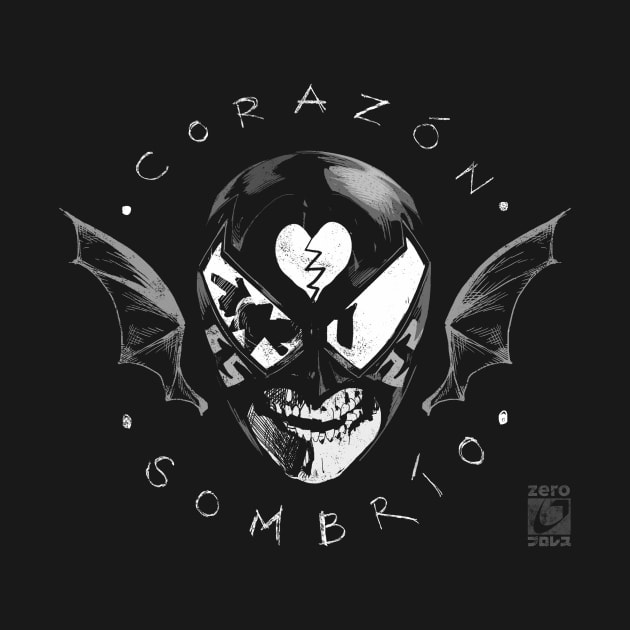 Corazon Sombrio Mask Tee by vashito