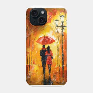 Romance in the Park Phone Case