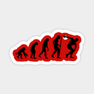 Evolution discus throw Discobolus discus thrower Magnet