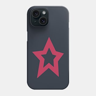 Color of the Year 2023 Viva Magenta Star Phone Case