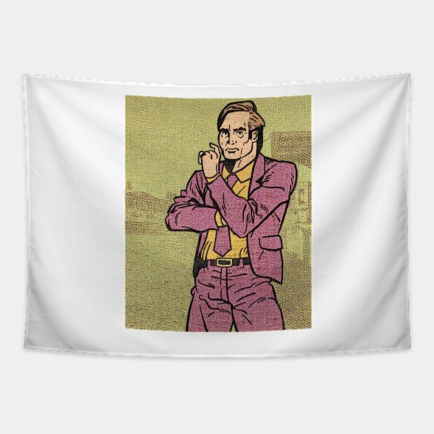 SAUL GOODMAN Tapestry by Defsnotadumb