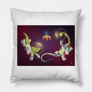 Space Dinosaurs Pillow