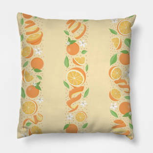 Orange Row Pillow