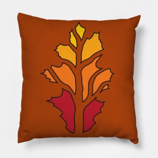 Broken Autumn Leaf Pillow