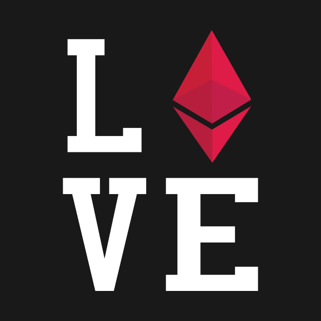 Ethereum Love Tee by mangobanana